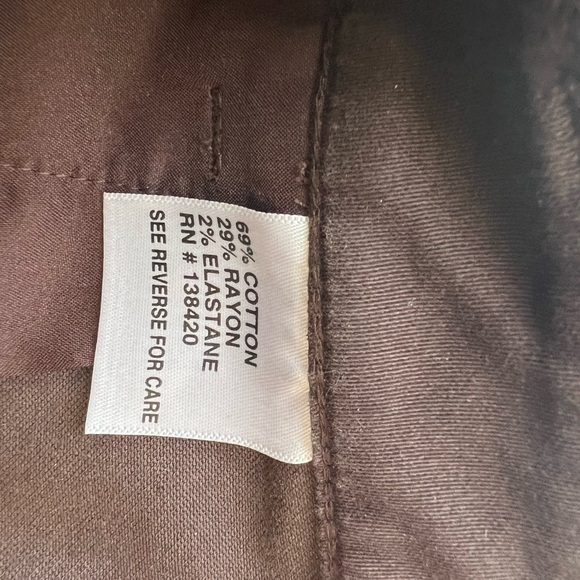 Carlisle Collection Size 10 Brown Stretch Jeans - Picture 7 of 9